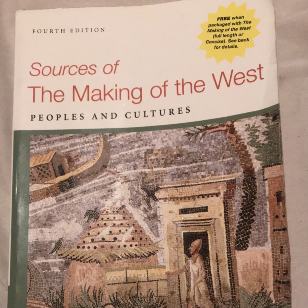 The source of the making of the West, college book